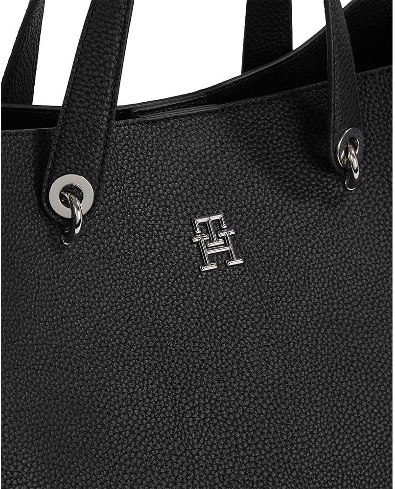 Tommy Hilfiger bolso satchel con emblema y correa para el hombro desmontable Bolsos Mujer Naty Shop