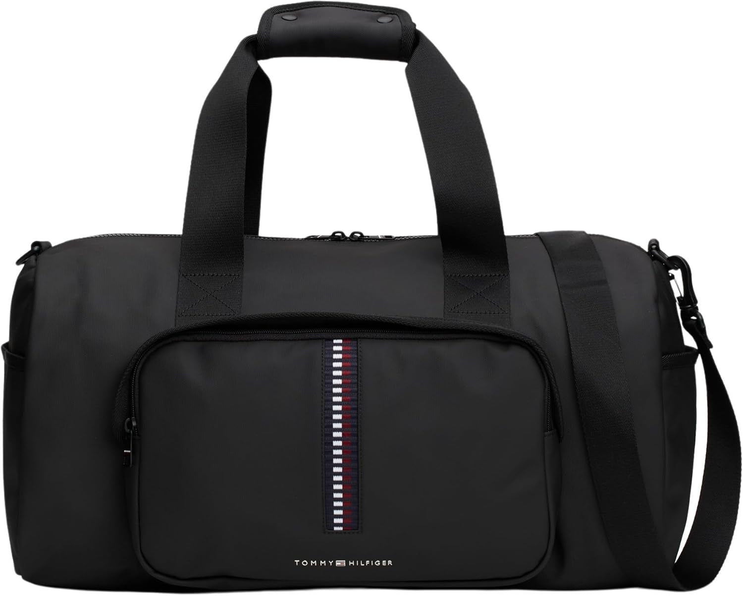 Tommy Hilfiger TH CORP Bolso de viaje Weekender para hombre, negro (negro), equipaje OS y equipo de viaje Naty Shop Título predeterminado