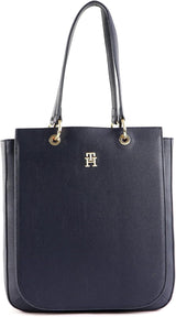 Tommy Hilfiger Th Emblem Ns Work Tote Aw0aw14498 Bolso Tote Mujer Bolsos Naty Shop Azul (Space Blue)