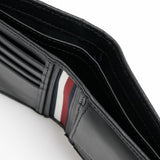 Cartera doble hombre Tommy Hilfiger TH PREMIUM LEATHER EXTRA CC COIN Black OS Cartera hombre Naty Shop