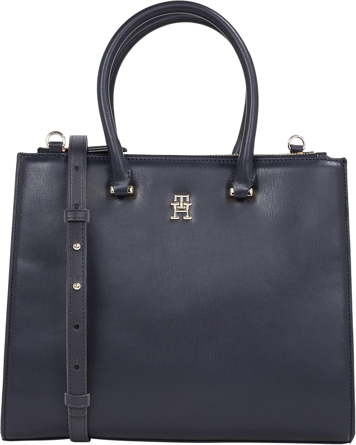 Tommy Hilfiger Tote Bag Eternity Med Zip Up Bag Bolsos De Mujer Naty Shop Space Blue Talla única
