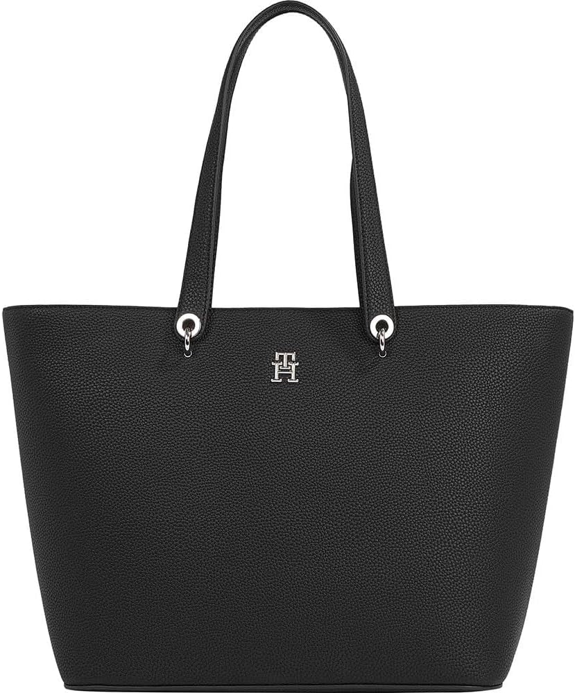 Tommy Hilfiger Tote bag bolso Large emblem Bolsos Mujer Naty Shop Negro (black)