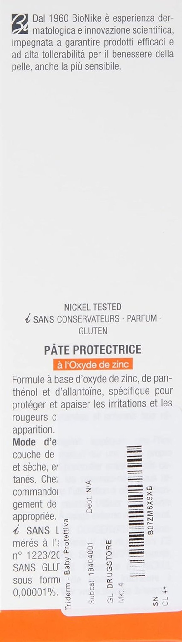 Triderm - Pasta protectora para niños Infantil - Baño y Cuidado Naty Shop