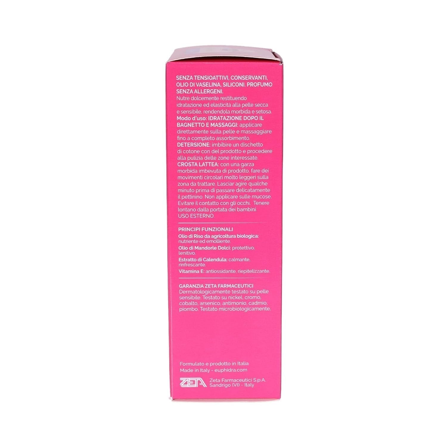 Starch Mio aceite corporal, elimina la costra láctea del recién nacido, 200 ml Infantil - Baño y Cuidado Naty Shop