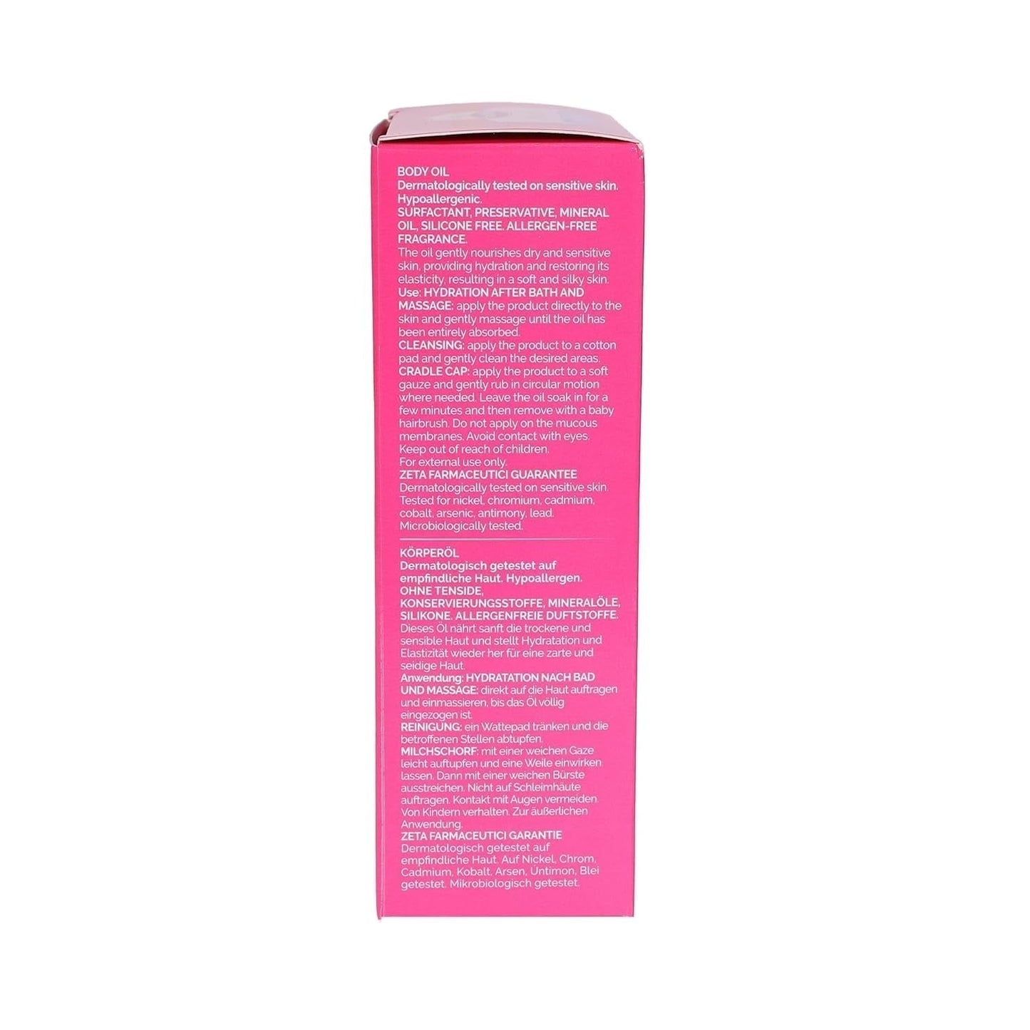 Starch Mio aceite corporal, elimina la costra láctea del recién nacido, 200 ml Infantil - Baño y Cuidado Naty Shop
