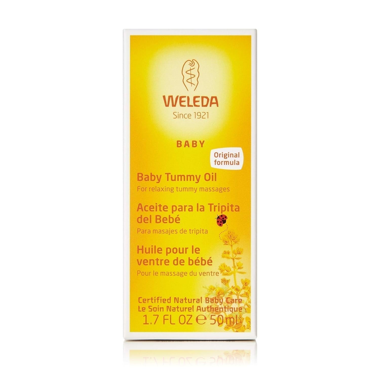 Weleda Aceite Barriga Bebé, 50 ml Infantil - Baño y Cuidado Naty Shop
