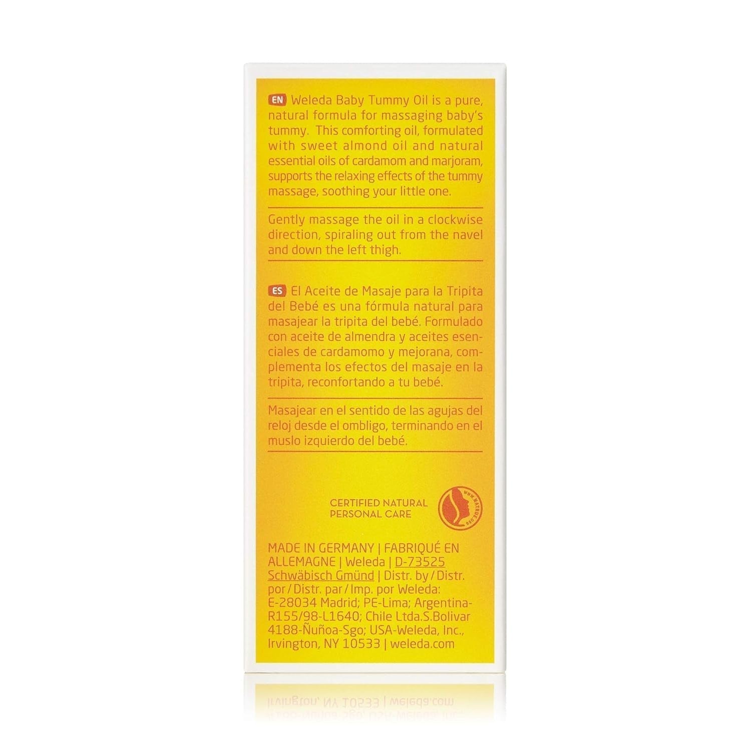 Weleda Aceite Barriga Bebé, 50 ml Infantil - Baño y Cuidado Naty Shop