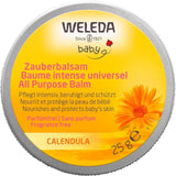 WELEDA Organic Baby Calendula Magic Balm - Bálsamo universal de cosmética natural para rostro y cuerpo para cuidar y calmar la piel y los labios secos. Bálsamo rico universal para bebés y niños (1x 25g) Infantil - Baño y Cuidado Naty Shop