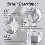 XMGZQ Escultura de Estatua de Afrodita Blanca, Estatua de Busto de mitología Griega de Resina, para decoración de Sala de Coqueta, decoración de Sala de Academia Oscura, estanterías, partición, Mesa de Centro Estatuillas y Esculturas Naty Shop