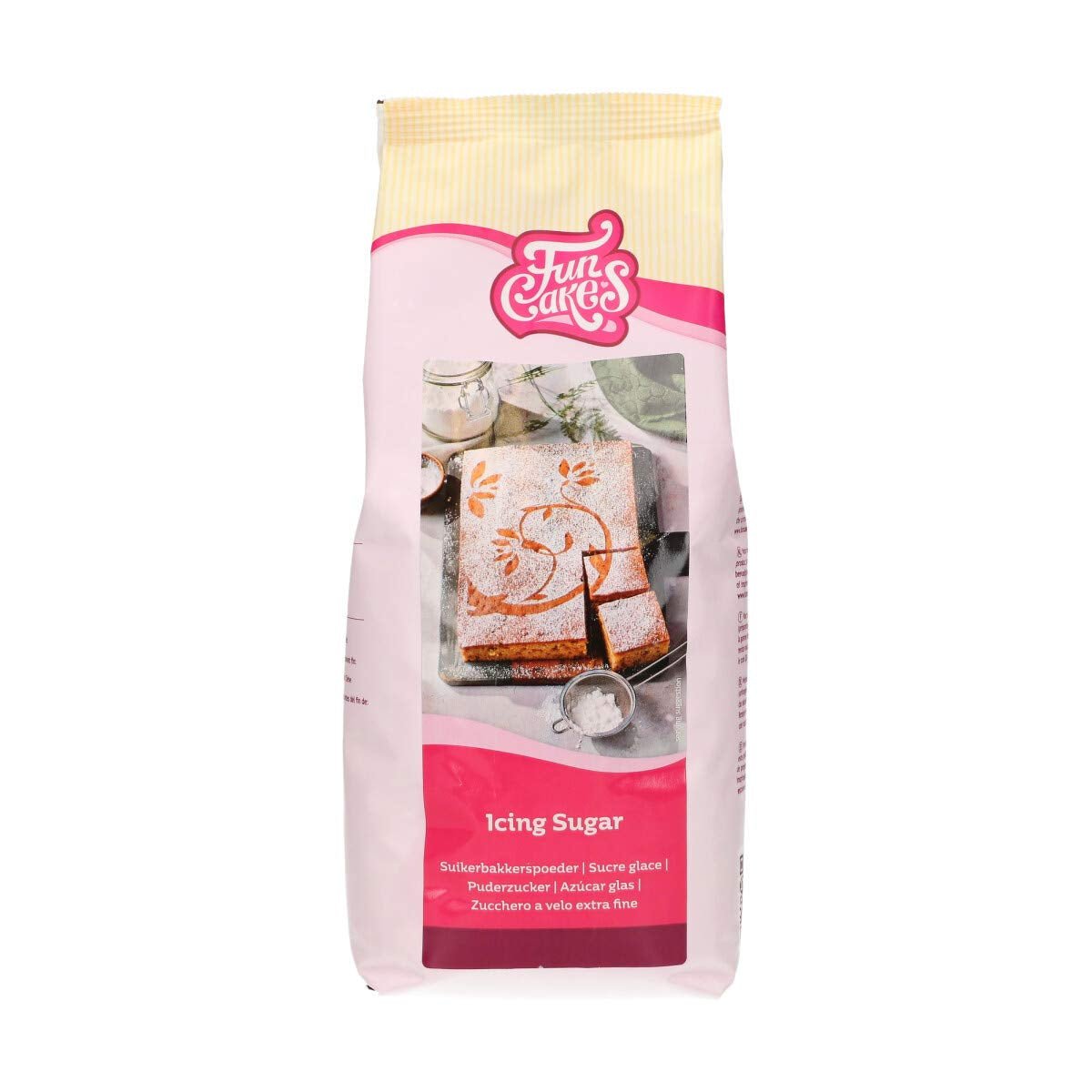 FunCakes Azúcar glas, Azúcar glas refinada de grado confitería, Textura ultrafina, Perfecto para hacer crema de mantequilla o untar fondant, Halal, 900 g Naty Shop Pasta de azúcar Default Title