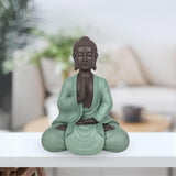 Zen Arôme SBM5 Estatua Zen Bodhi, verde/marrón, altura 20 cm Estatuillas y esculturas Naty Shop