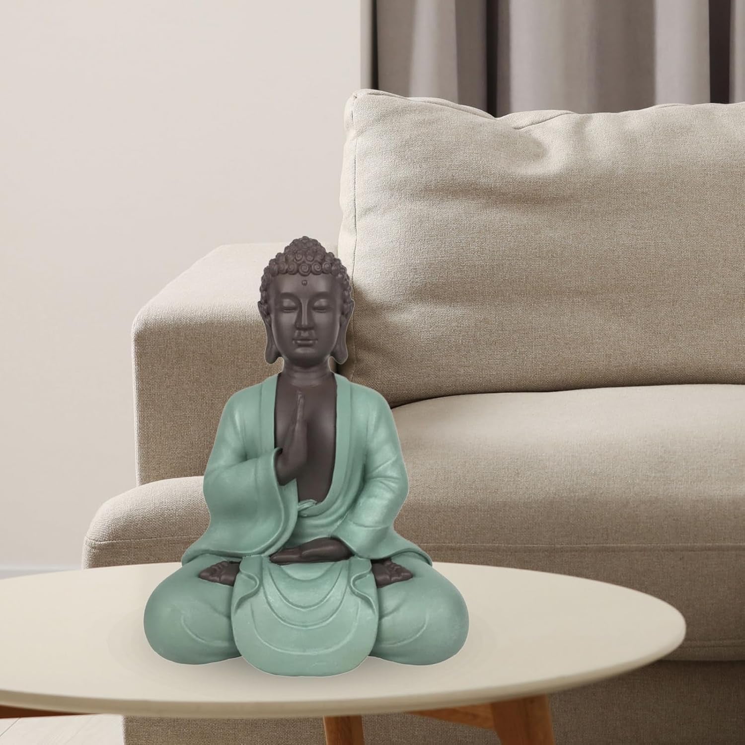 Zen Arôme SBM5 Estatua Zen Bodhi, verde/marrón, altura 20 cm Estatuillas y esculturas Naty Shop