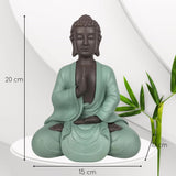 Zen Arôme SBM5 Estatua Zen Bodhi, verde/marrón, altura 20 cm Estatuillas y esculturas Naty Shop