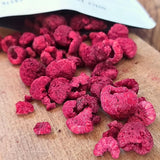 Frambuesas liofilizadas Trozos rotos | XL 300g Frutos secos liofilizados | Frambuesas secas Sin gluten Fruta liofilizada | Frutas liofilizadas | Frambuesa liofilizada Naty Shop productos deshidratados