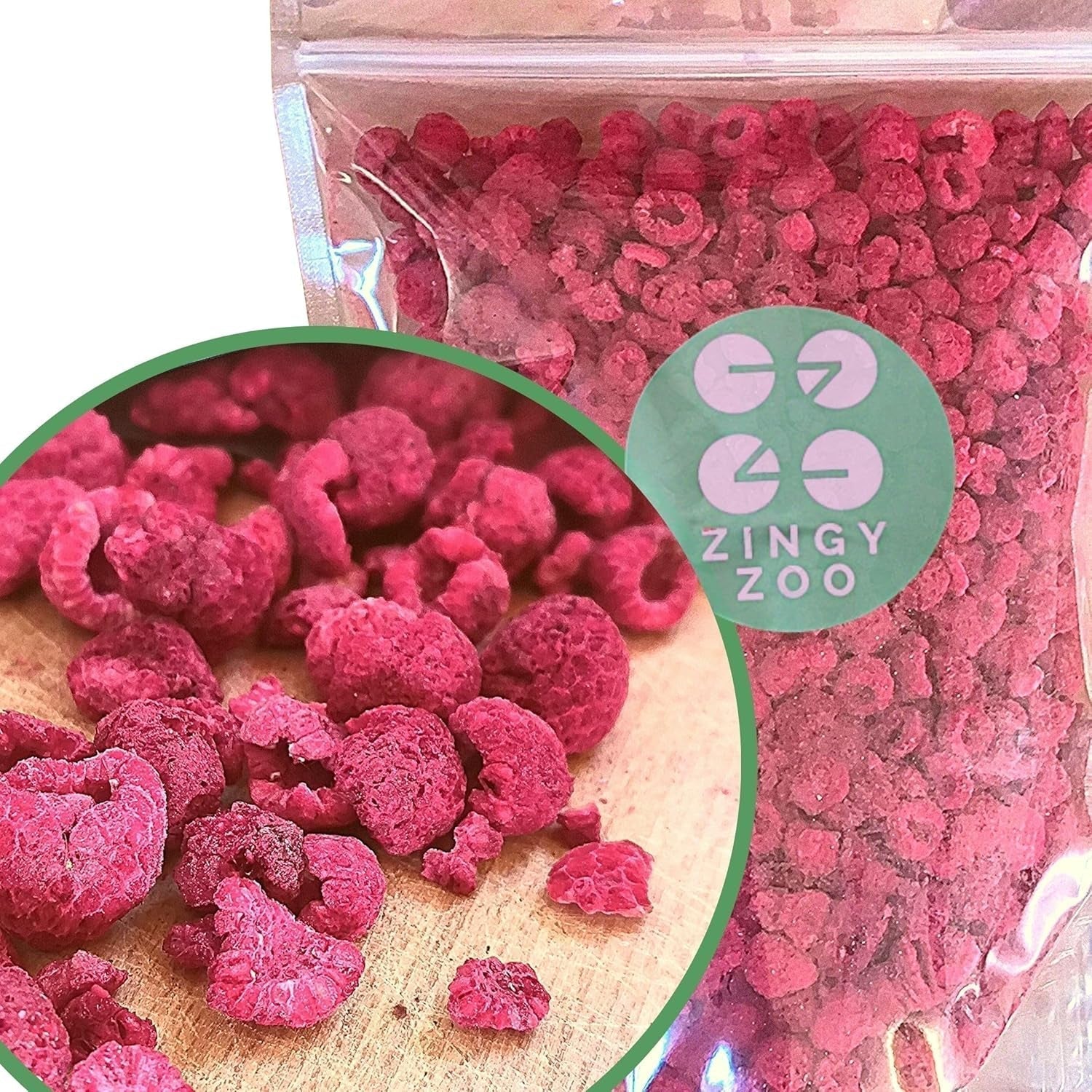 Frambuesas liofilizadas Trozos rotos | XL 300g Frutos secos liofilizados | Frambuesas secas Sin gluten Fruta liofilizada | Frutas liofilizadas | Frambuesa liofilizada Naty Shop productos deshidratados 300G