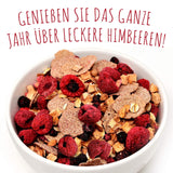 Frambuesas liofilizadas, SIN productos chinos, 500g de fruta entera liofilizada, sin aditivos, afrutada, made in Germany Productos secos Naty Shop