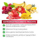 Frambuesas liofilizadas, SIN productos chinos, 500g de fruta entera liofilizada, sin aditivos, afrutada, made in Germany Productos secos Naty Shop