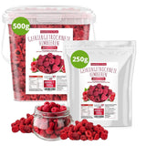 Frambuesas liofilizadas, SIN productos chinos, 500g de fruta entera liofilizada, sin aditivos, afrutada, made in Germany Productos secos Naty Shop
