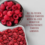 Frambuesas liofilizadas, SIN productos chinos, 500g de fruta entera liofilizada, sin aditivos, afrutada, made in Germany Productos secos Naty Shop